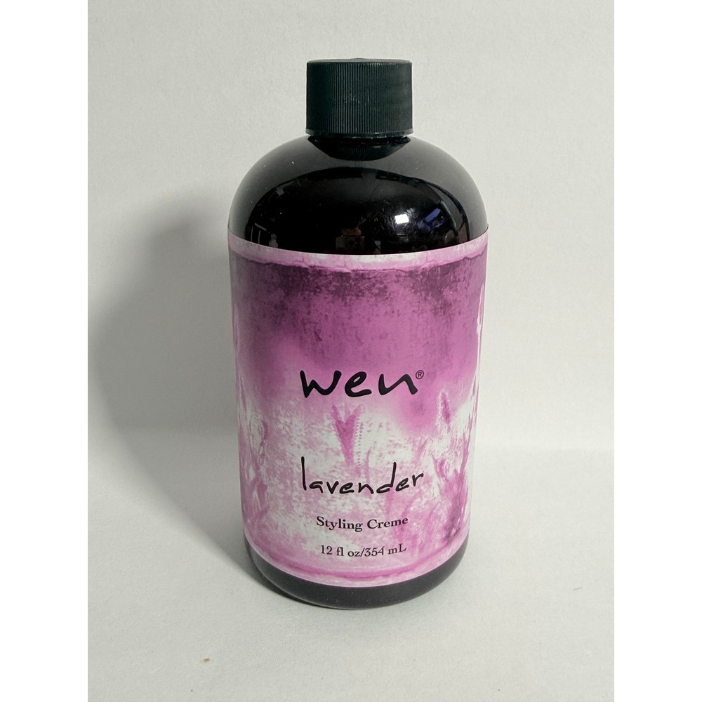WEN by Chaz Dean Lavender Styling Creme 12oz Leave-In Conditioner Light Gel Glos